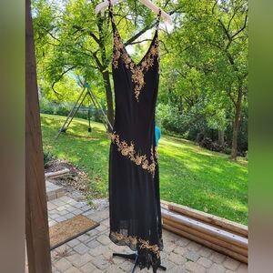 Cache beaded dress size 10